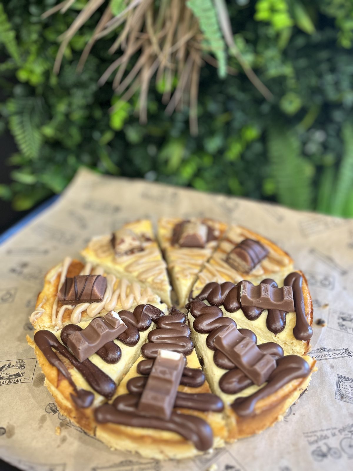 Pizza dessert chocolat